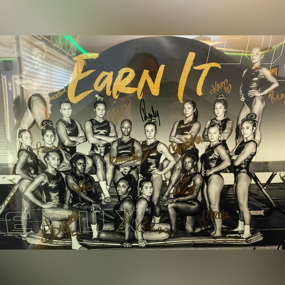 LSU Gymnastics signed posters